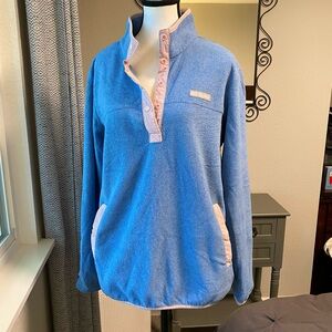 Columbia 3/4 Pull-Over Snap-Closure Fleece - Size XL